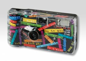 Wegwerpcamera met flits ‘ik hou van je’ 400 ISO 27 opnames