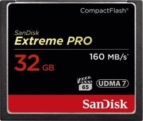 SanDisk Extreme Pro Compact Flash Card 32GB 160MB/s