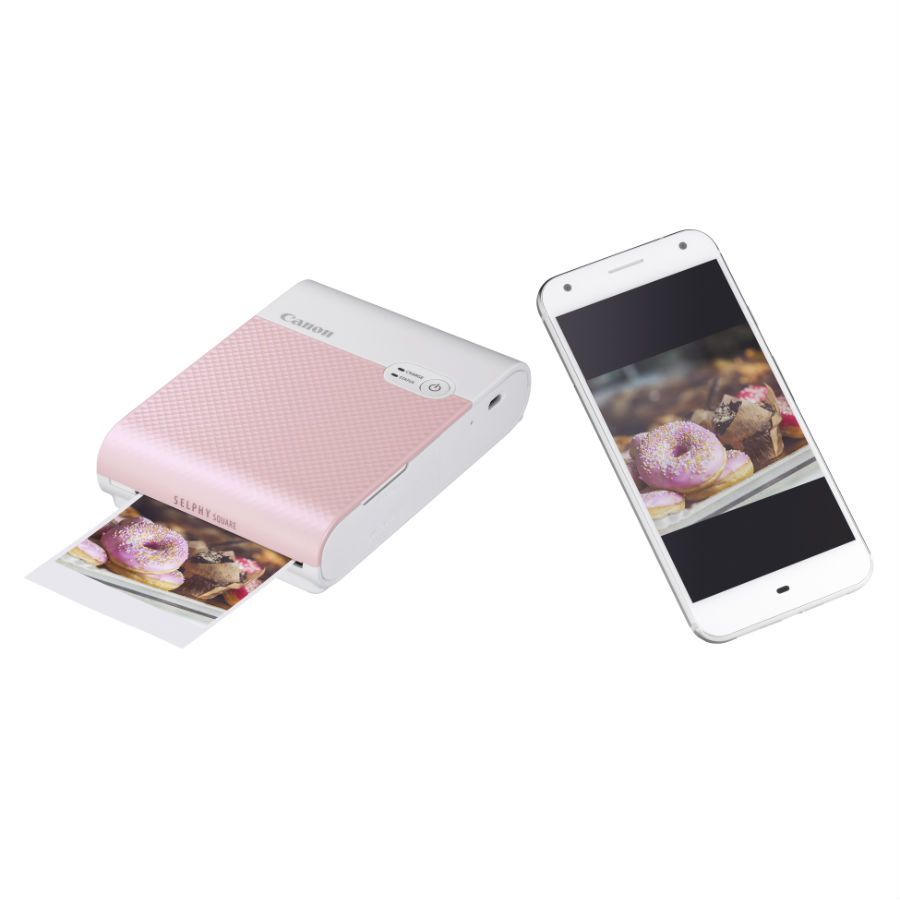 Canon SELPHY SQUARE QX10 ピンク 本体 Canon SELPHY Square QX 10 Pink - Foto Kino Linders