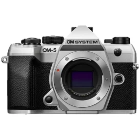 OM SYSTEM OM-5 Mark II body zilver