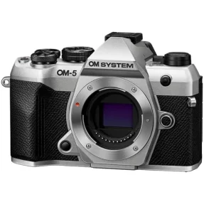 OM SYSTEM OM-5 Mark II body zilver