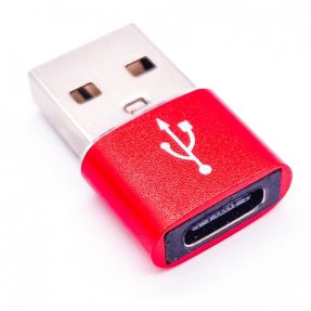 IQwire USB-C to USB-A Converter RED