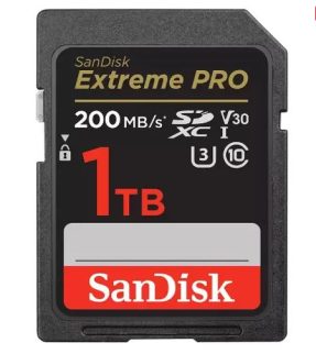 SanDisk Extreme PRO SDXC 1TB/200/140