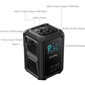 SmallRig 4985 X221 X-Touch Smart Triple Proof V-Mount Battery